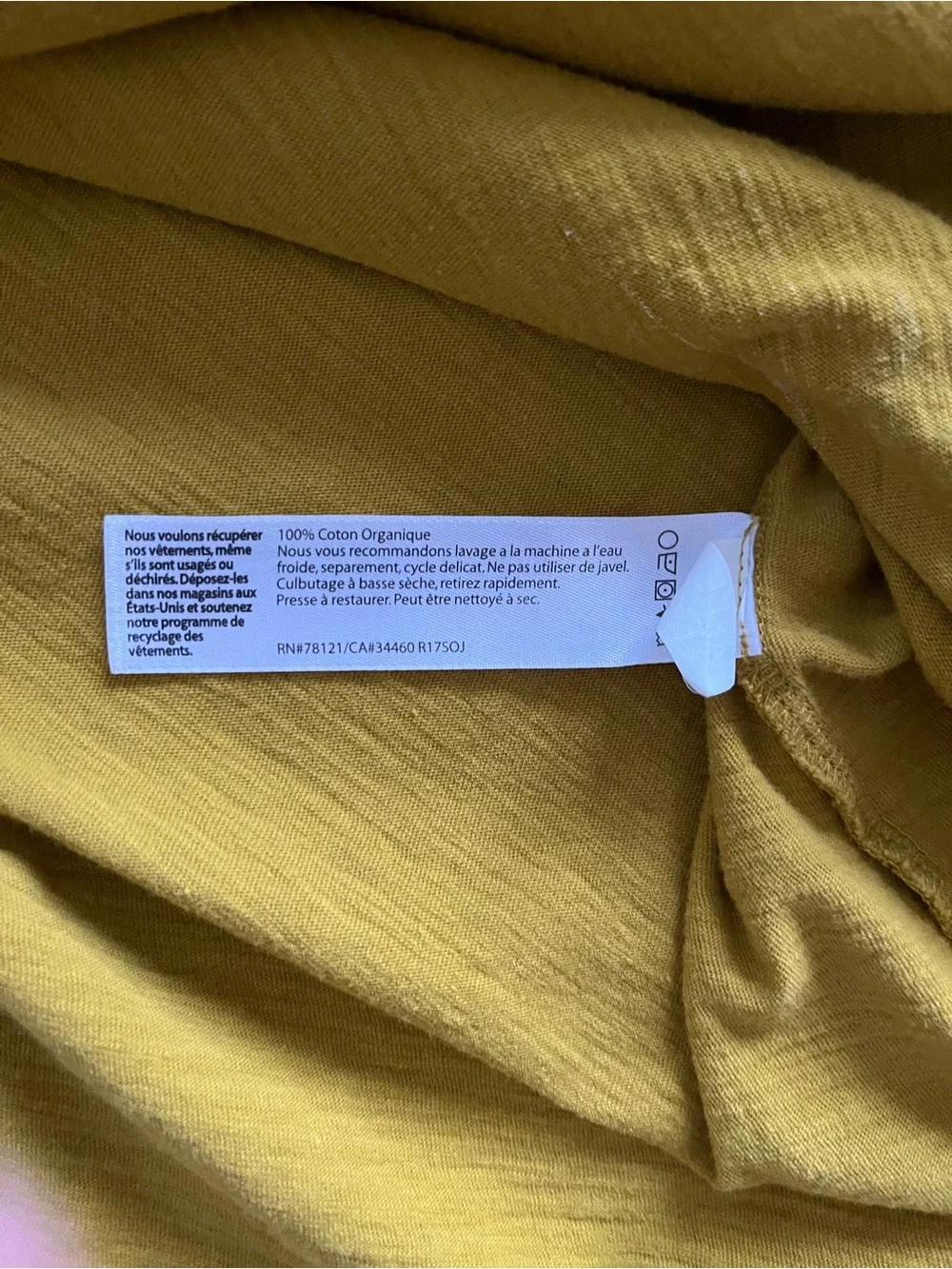 Eileen Fisher organic cotton tee - Picture 4 of 5